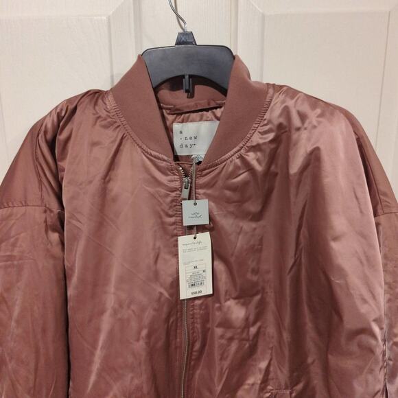 NWT a new day Bomber Jacket, Pink, XL - Picture 2 of 6